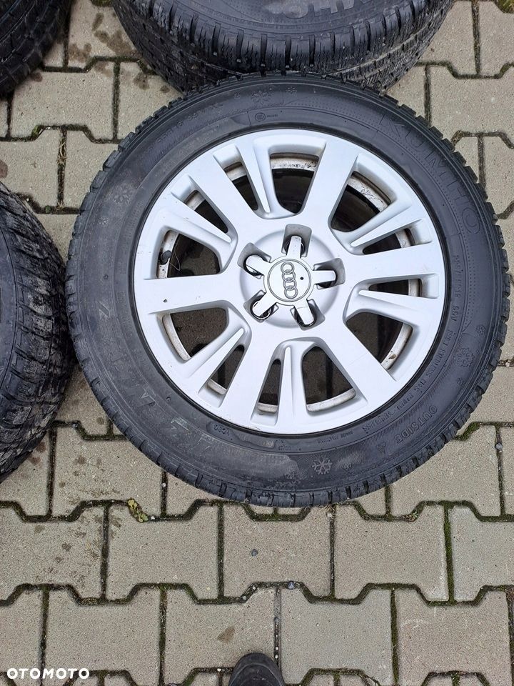 audi a6 c6 koła felgi opony zima 6mm 225/55/16r 4f0601025ca - 2