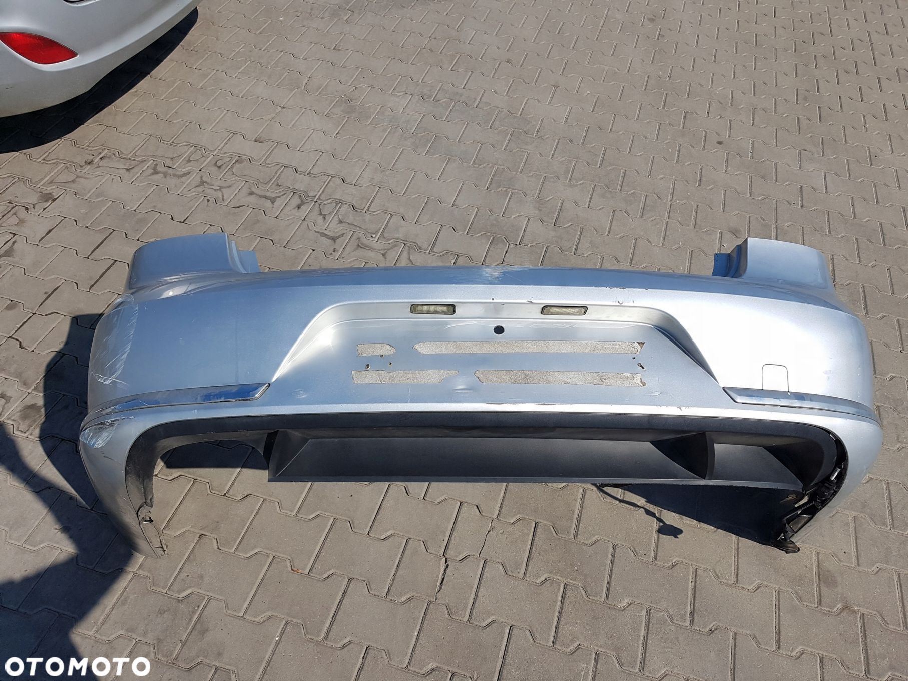 VW PASSAT B7 10-14r SEDAN ZDERZAK TYŁ TYLNY LA7W - 1