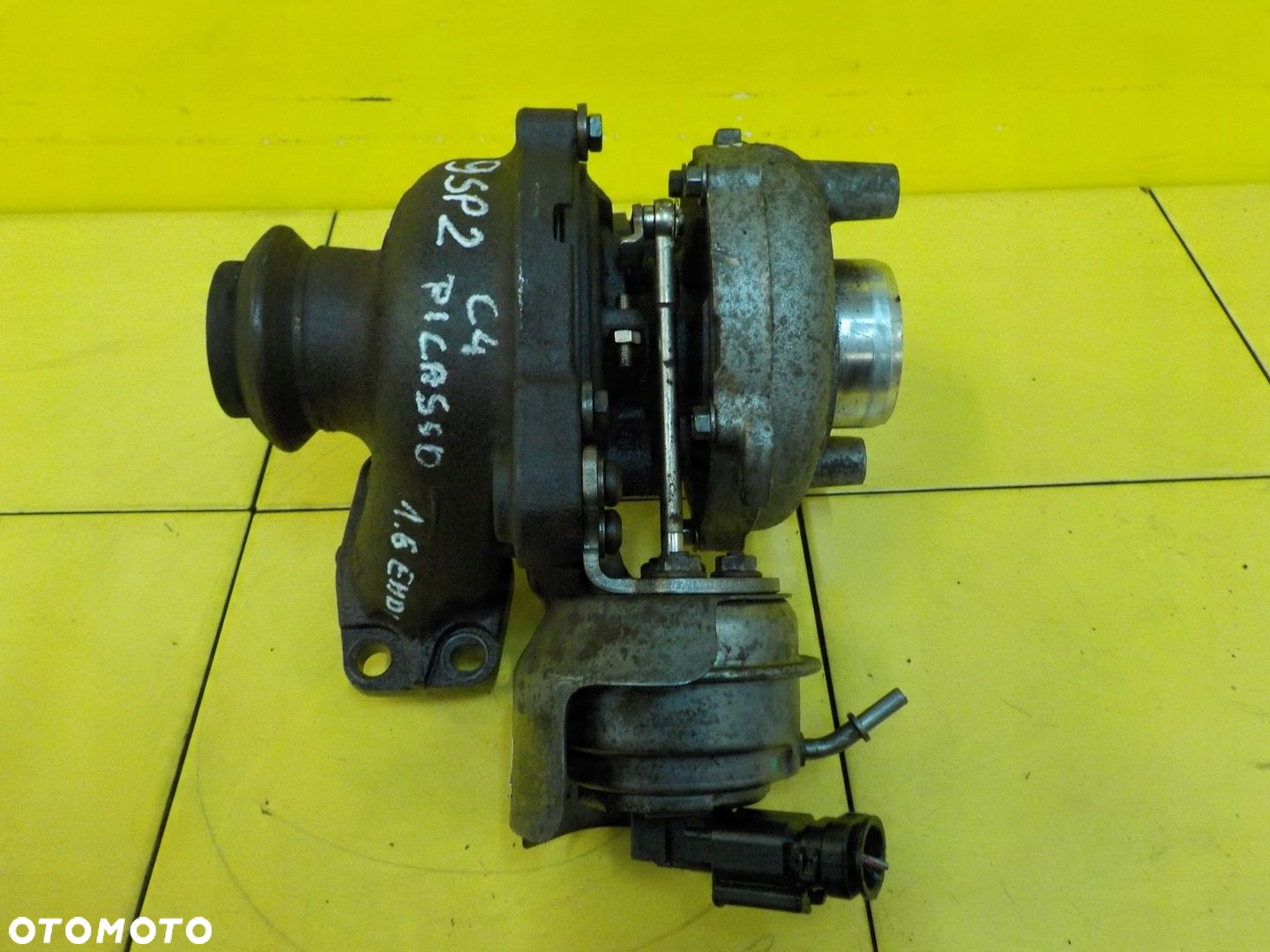 C4 PICASSO C3 DS3 1.6 E-HDI 13r 9HR turbina turbosprezarka 9666120680 - 2