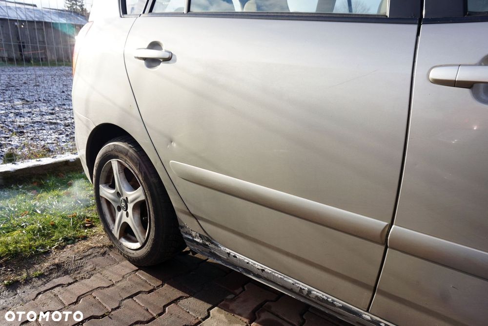 DRZWI TYLNE PRAWE COROLLA VERSO I E12 1D9  SREBRNY TOYOTA 2001-2004 - 3