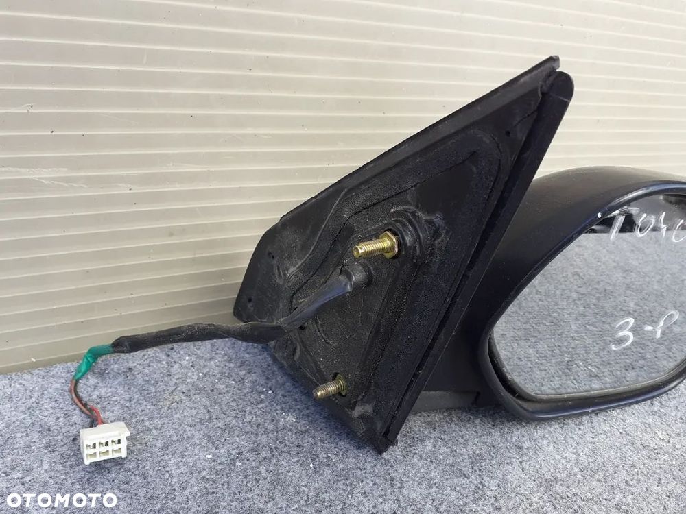 LUSTERKO ELEKTRYCZNE PRAWE TOYOTA YARIS VERSO 3-PIN CZARNY MAT ORYGINAŁ WYSYŁKA! - 4