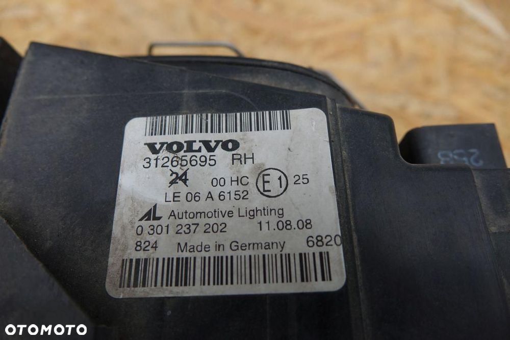 REFLEKTOR 2 LAMPY PRZÓD LEWA PRAWA EUROPA VOLVO S40 V50 II LIFT 31265695 - 4