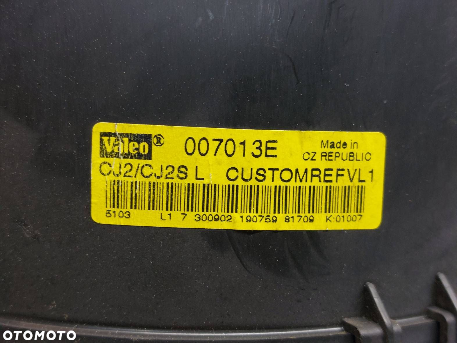 DMUCHAWA WENTYLATOR NAWIEWU + REZYSTOR OPEL VECTRA C 007013E 73421312 - 2