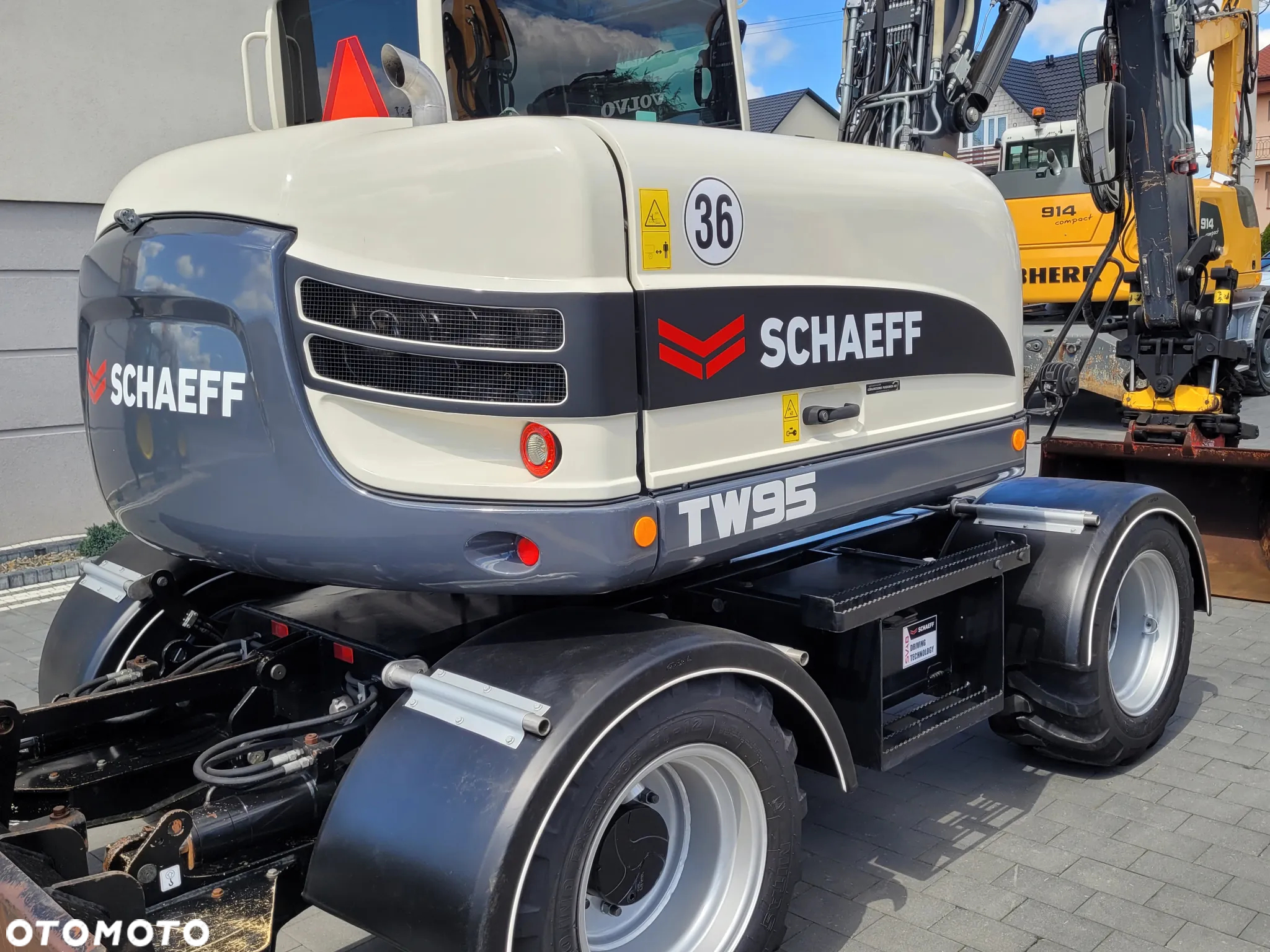 Schaeff TW95 / ROTOTILT ze szczypcami / bogate wyposażenie / - 8