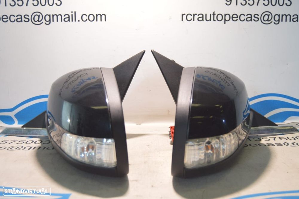 ESPELHO ESPELHOS RETROVISOR RETROVISORES ESQUERDO DIREITO ELETRICO AQUECIDOS LUZ PRESENÇA PISCA PISCAS JAGUAR 3303050 A049504 3040018 E2053040 JAGUAR XF I 1 MK1 X250 2.7 D 207CV ELD 11190808 0344109 - 2