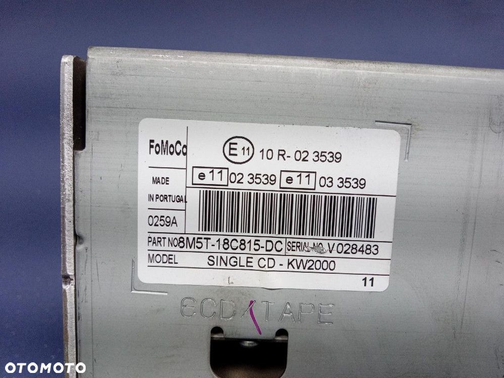 FORD C-MAX MK1 06- LIFT RADIO FABRYCZNE CD 8M5T18C815DC - 7