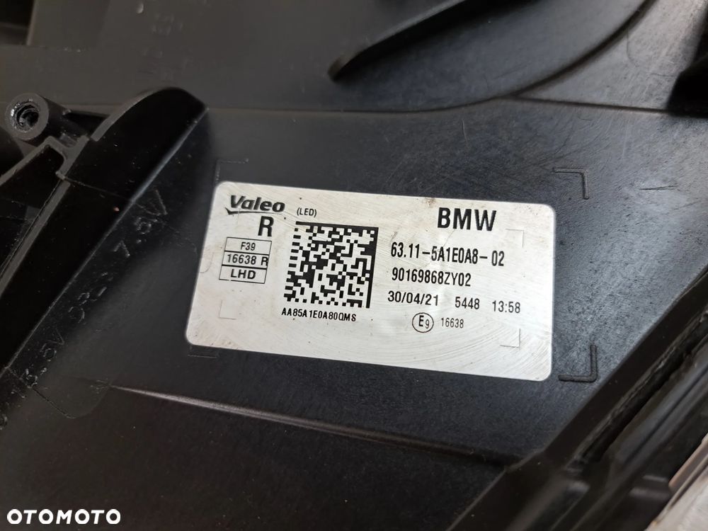 BMW X2 F39 FULL LED LAMPA PRAWA PRZÓD REFLEKTOR 5A1E0A8-02 - 5