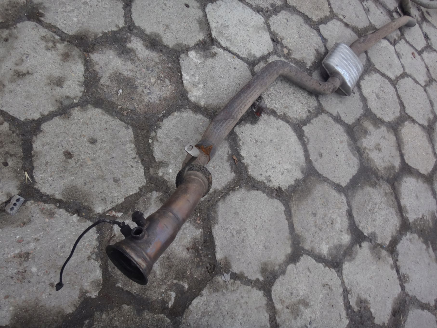 TŁUMIK RURA WYDECH DOWNPIPE BMW E90 E91 325 330 D N57 - 6