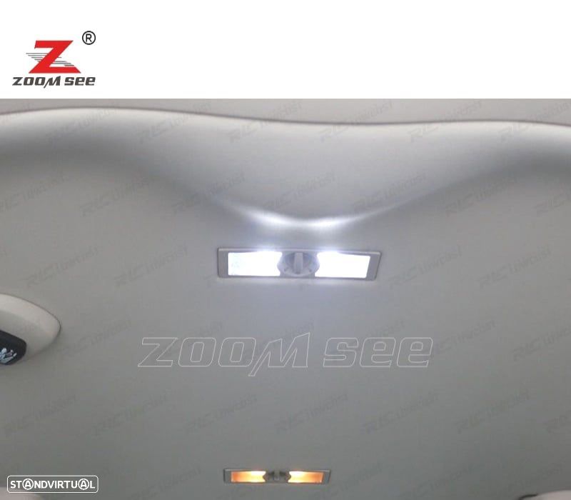 KIT COMPLETO DE 17 LÂMPADAS LED INTERIOR PARA VOLKSWAGEN VW SHARAN 7N 2011-2018 - 4