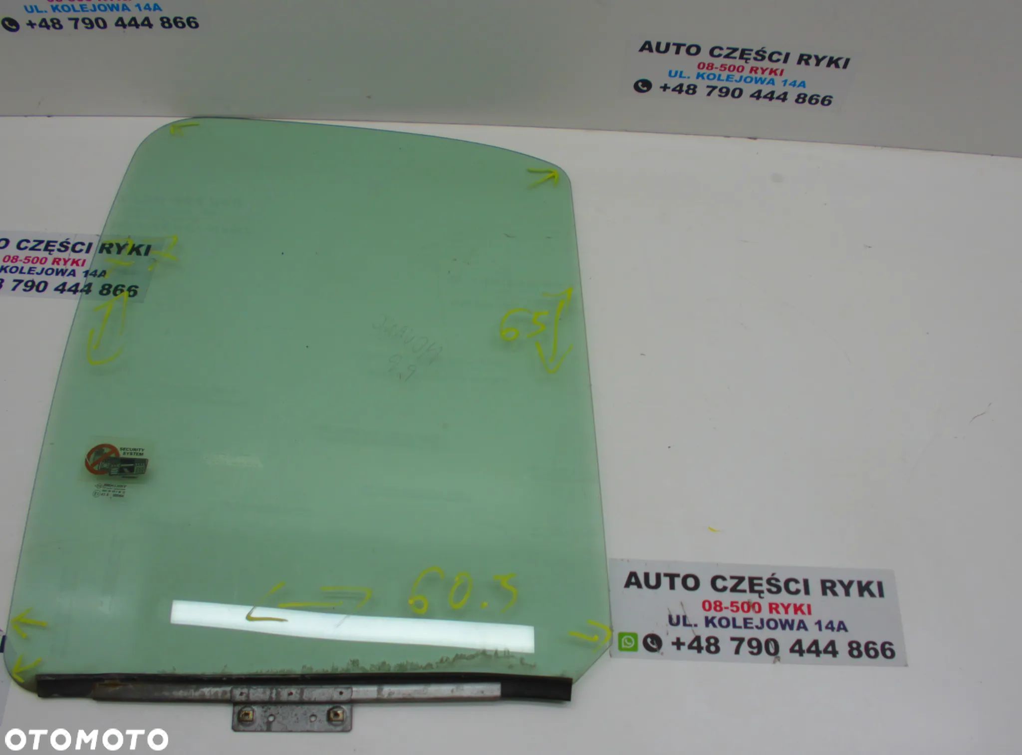 Movano Master II Szyba Boczna Prawa Strona - 1