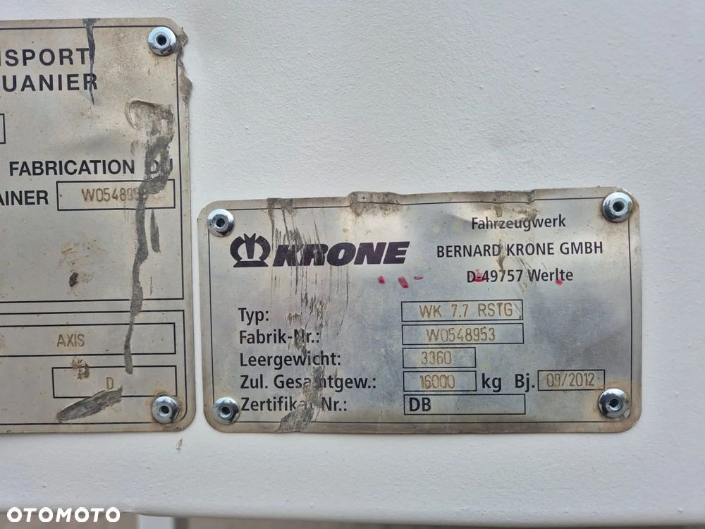 Inny Kontener BDF 7.7m 19 palet - 14