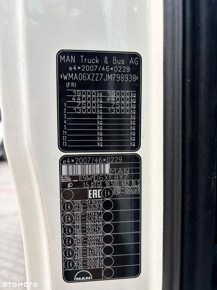 MAN MAN TGX 18.500 RETARDER/DWA ZBIORNIKI PALIWA/LODÓWKA/SPROWADZONY Z FRANCJI/SERWISOWANY - 9
