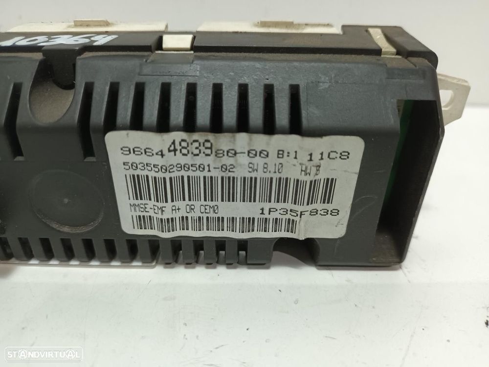 ECRÃ MULTIFUNÇÕES PEUGEOT 207 2008 -9664483980 - 3