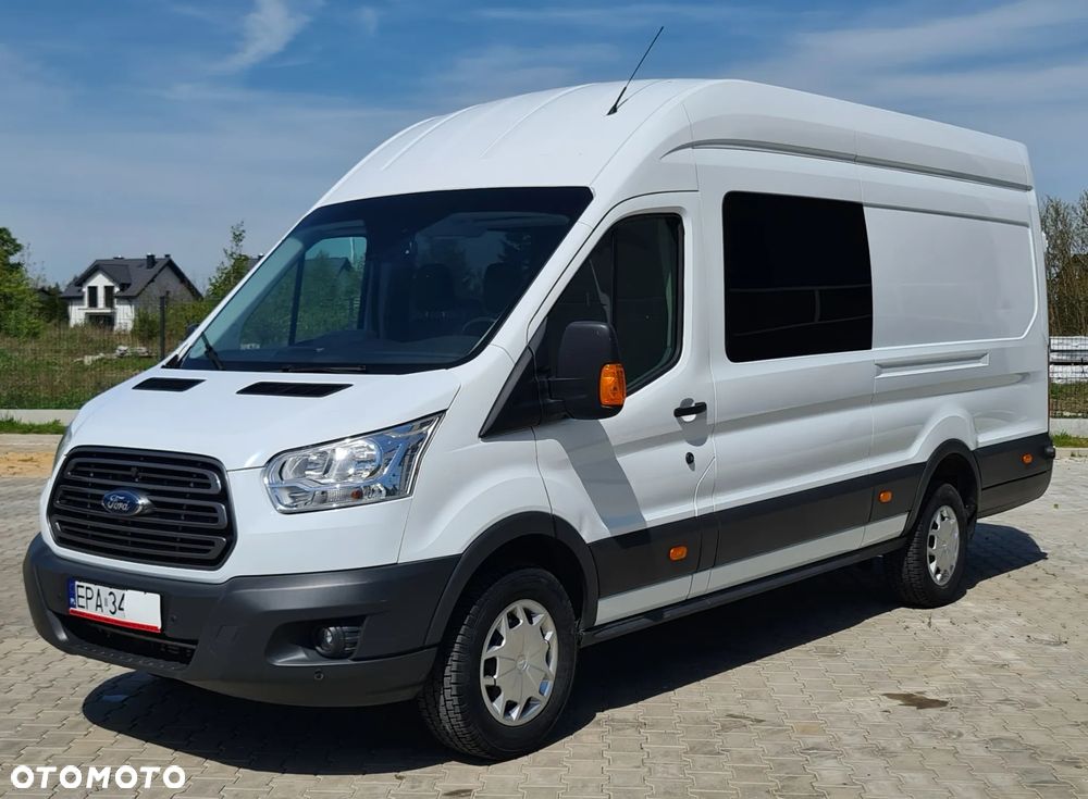 Ford TRANSIT JUMBO BRYGADÓWKA 7 OSÓB KAMERA CZUJNIKI PRZÓD/TYŁ TEMPOMAT NR.28 - 4