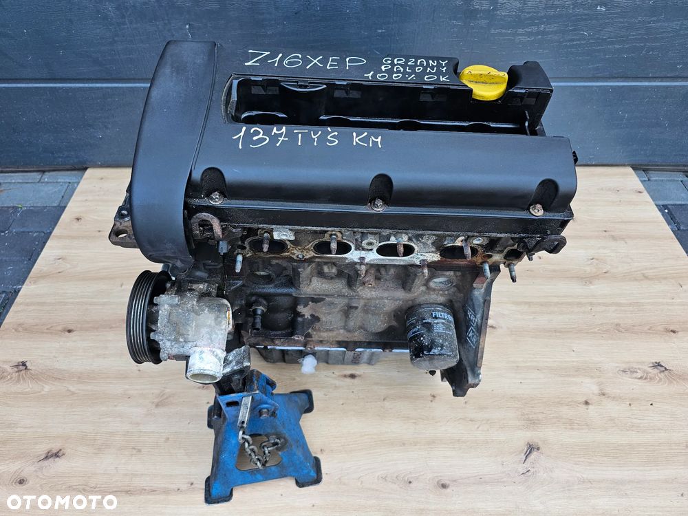 SILNIK SŁUPEK OPEL ASTRA H ZAFIRA B MERIVA A 1.6 Z16XEP 137000KM NIEMCY - 9