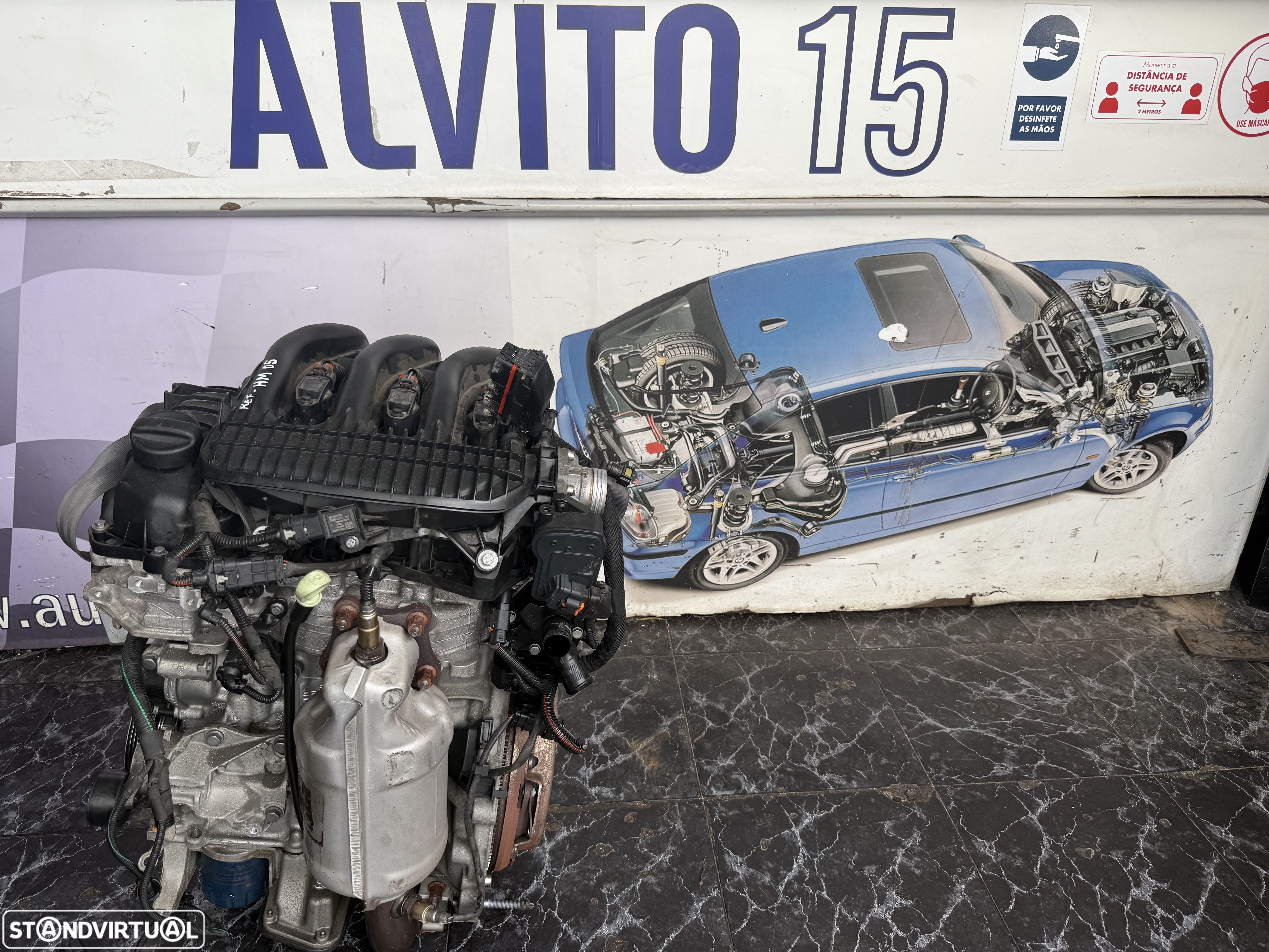 Motor 1.2 VTI 12val 3cil Opel Corsa F Citroen c3 c4 Peugeot 108 208 2008 Ref: HMZ HMP HM05 Hm01 HMH Eb2f HMG - 1
