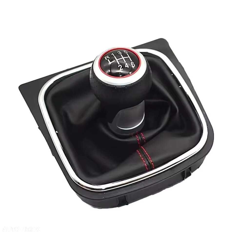 Nuca Schimbator cu Manson Piele Perforata VW Golf Jetta Scirocco Eos - 2
