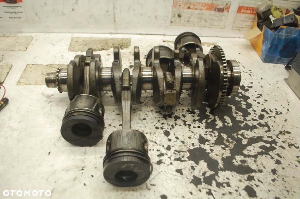 WAŁ KORBOWY KOMPLETNY + TŁOKI + KORBY 038105189B 1.9 TDI AVB AUDI VW SEAT SKODA - 3