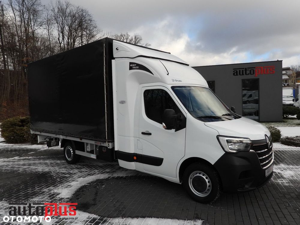 Renault MASTER PLANDEKA 9 PALET WEBASTO TEMPOMAT LEDY PNEUMATYKA KLIMATYZACJA  165KM - 2