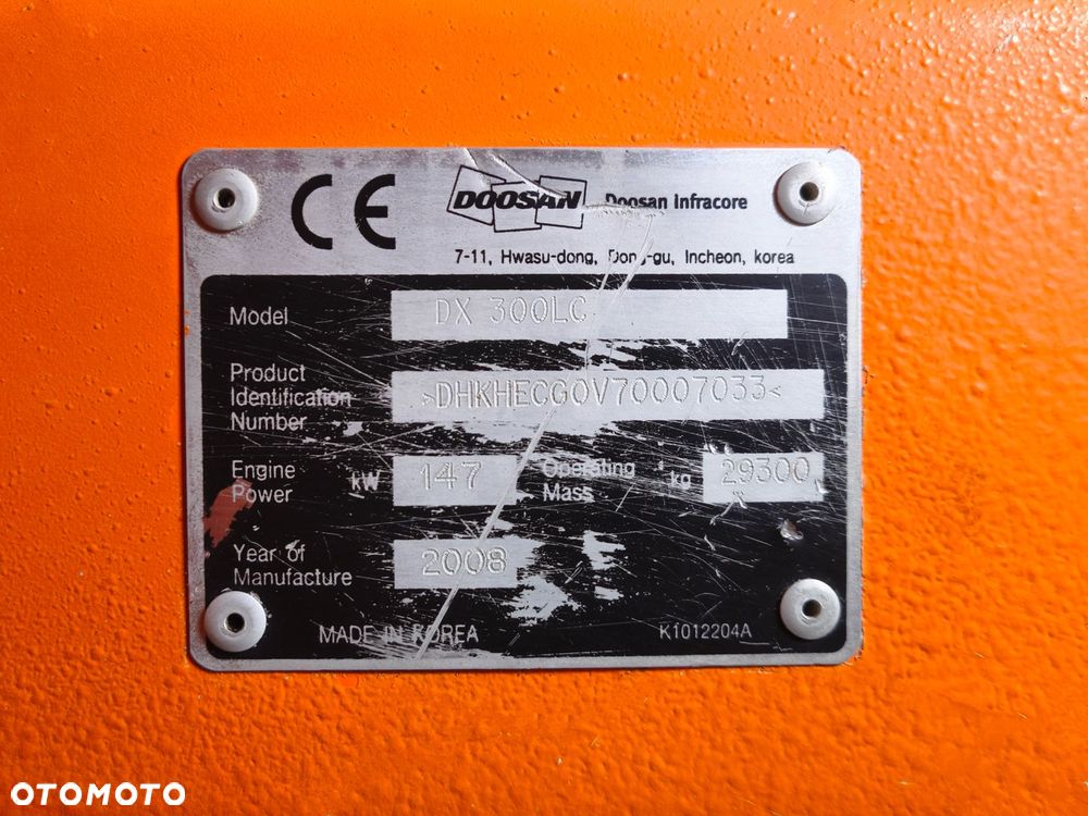 Doosan DX300LC 7033 - 9