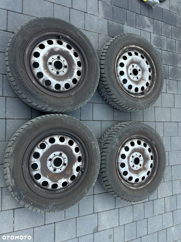 Koła Zimowe Mini Seat Skoda Vw 5x100 ET 45 175/65/15 Uniroyal 8,5mm