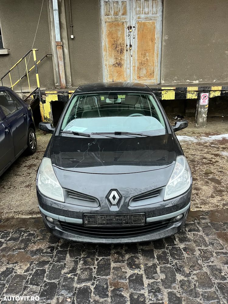Bara fata completa Renault Clio 3 negru cu proiectoare 2005-2009 - 5