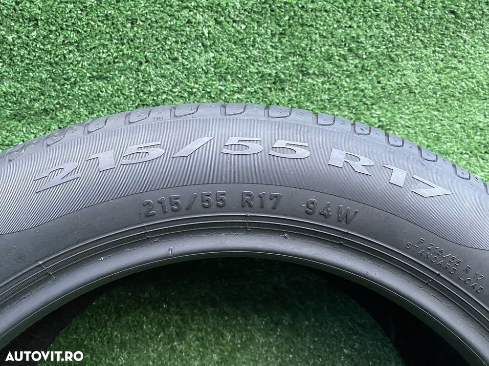 Set 2 anvelope vara Pirelli Cinturato P7 215 55 R17 94W Dot 4418 Profil 5,8mm - 7