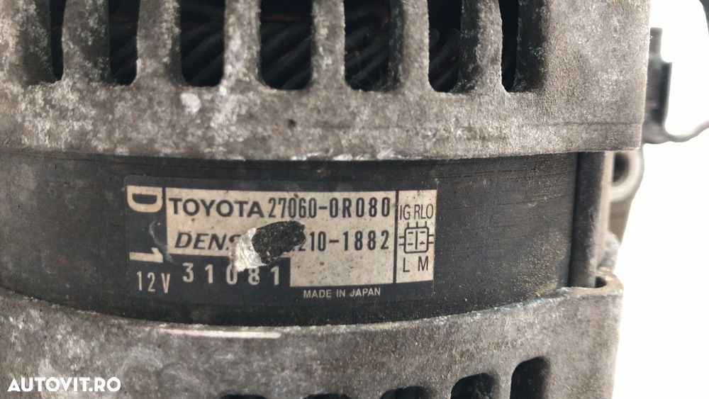 Alternator toyota Avensis, Rav 4, Corolla, Chrysler PT Cruiser 2.2 2009-2015 270600r080 - 2
