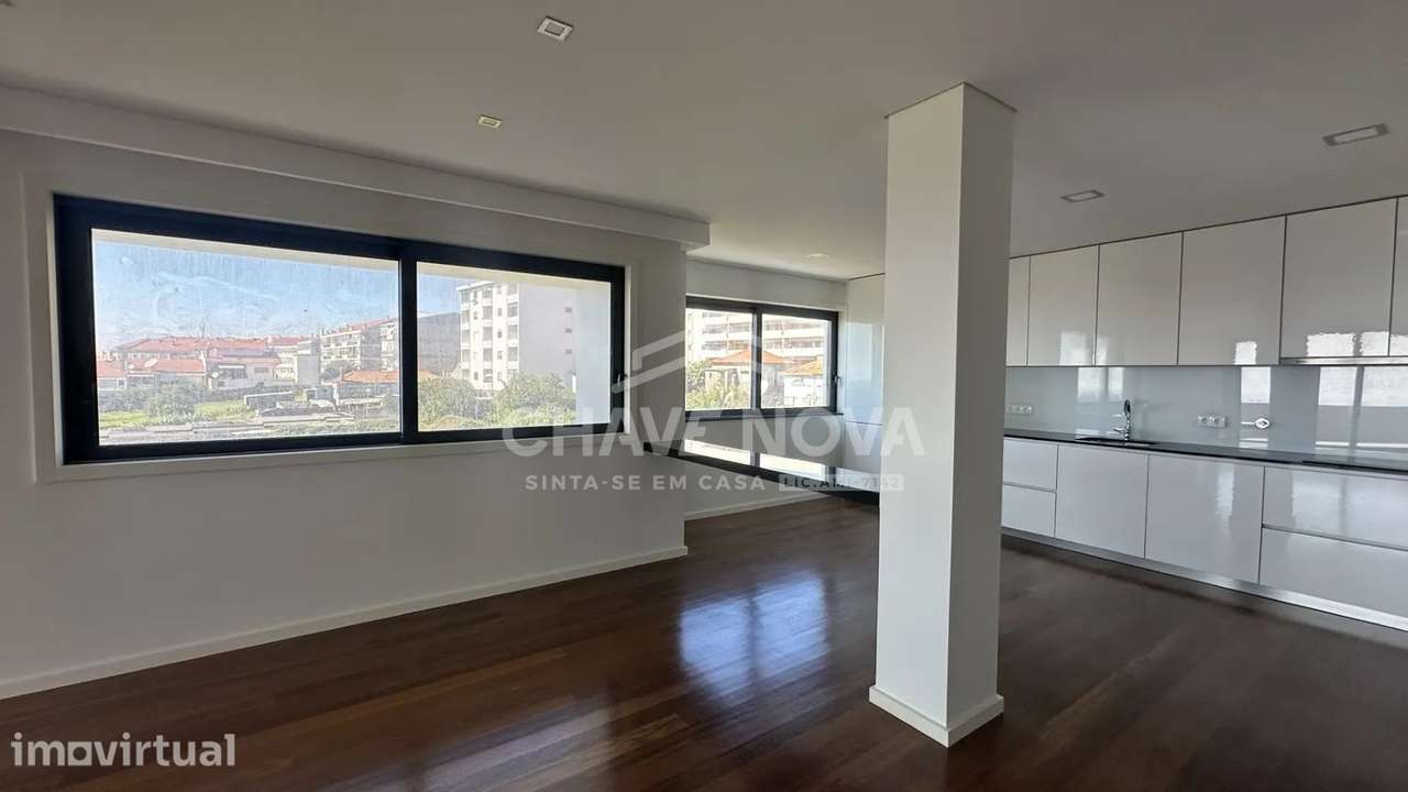 T3 novo com vista mar em Canidelo | 153 m² úteis | Garagem dupla - Grande imagem: 4/16