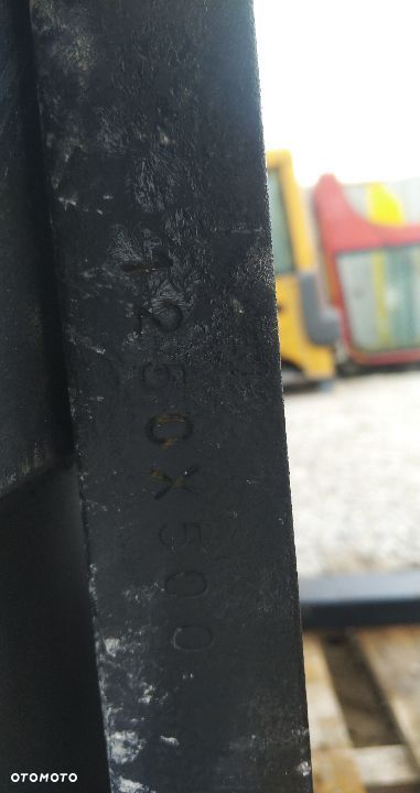 Widły VOLVO L25 L30 L35 L40 2,5T 120 cm z karetką 1,2m 2,5t Komatsu Manitou Cat Atlas Liebherr - 6
