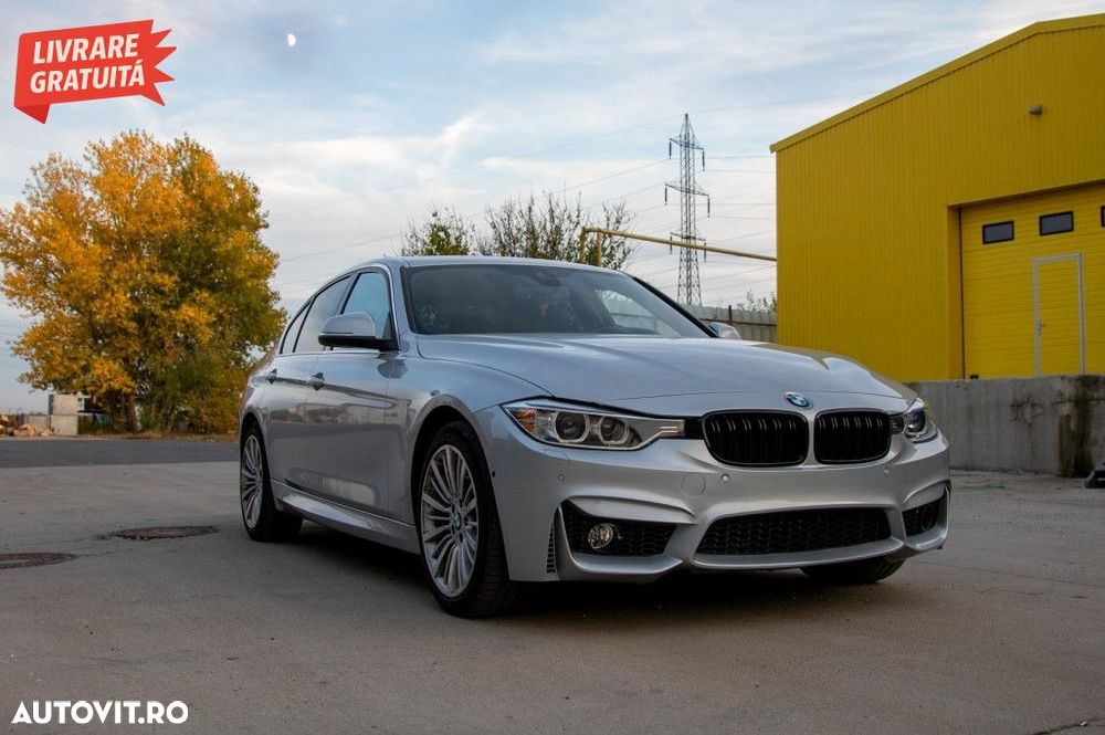 Bara Fata cu Grile Centrale Duble BMW Seria 3 F30 F31 Non LCI & LCI (2 - 7