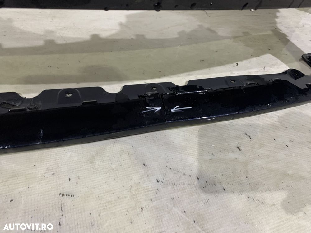 Bara fata BMW Seria 3, G21/G21, M-Sport, 2019, 2020, 2021, 2022, cod origine OE 51118069346, cu gauri pentru senzori de parcare (6). Fisurata usor mijloc jos. - 9
