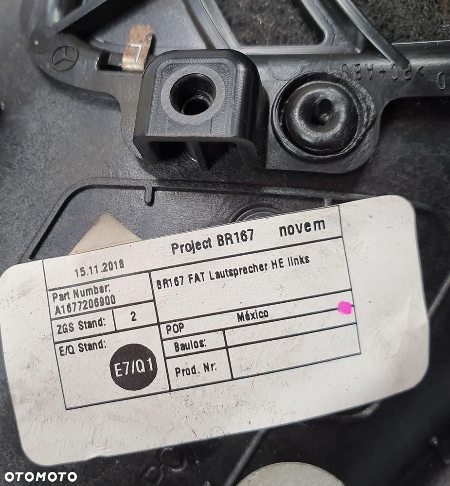 OSŁONA PANELU REGULACJI FOTELA MERCEDES GLE W167 - 6
