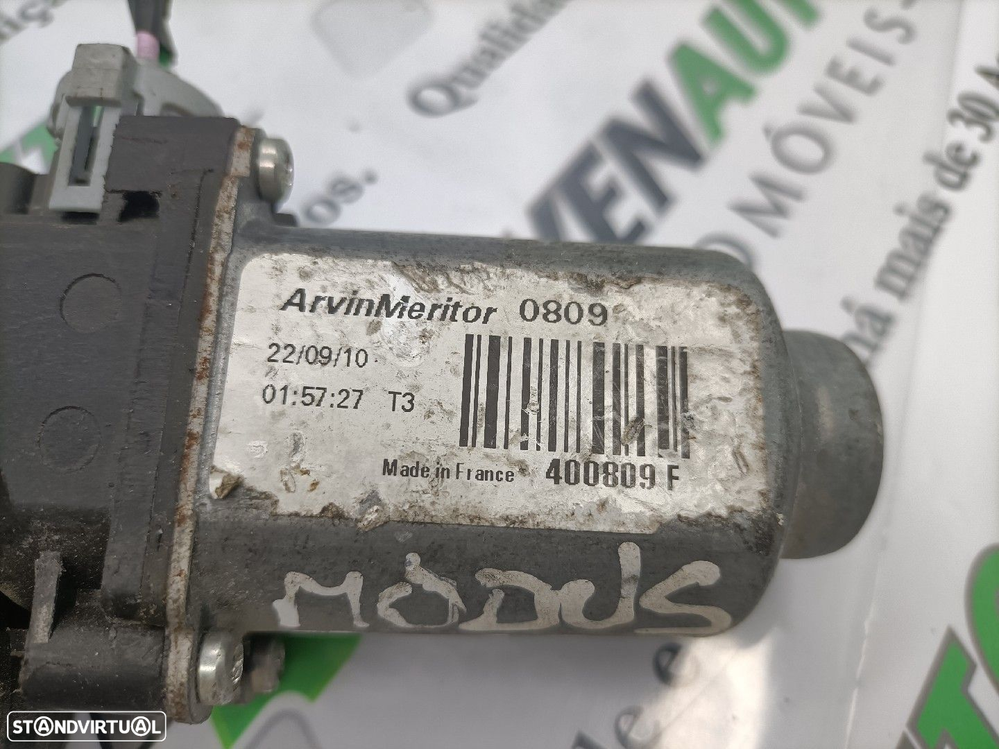 Motor Elevador Frente Direito Renault Modus / Grand Modus (F/Jp0_) - 3