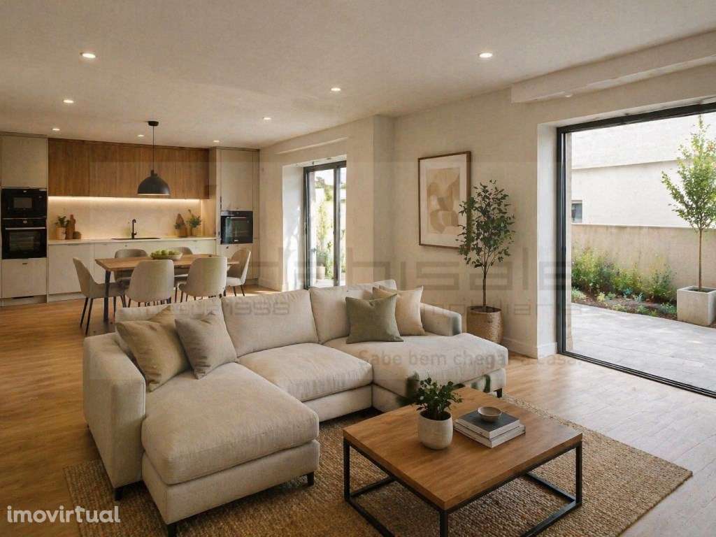 Moradia T3+1 a 5 minutos da Faculdade e das praias da Caparica - Grande imagem: 2/12