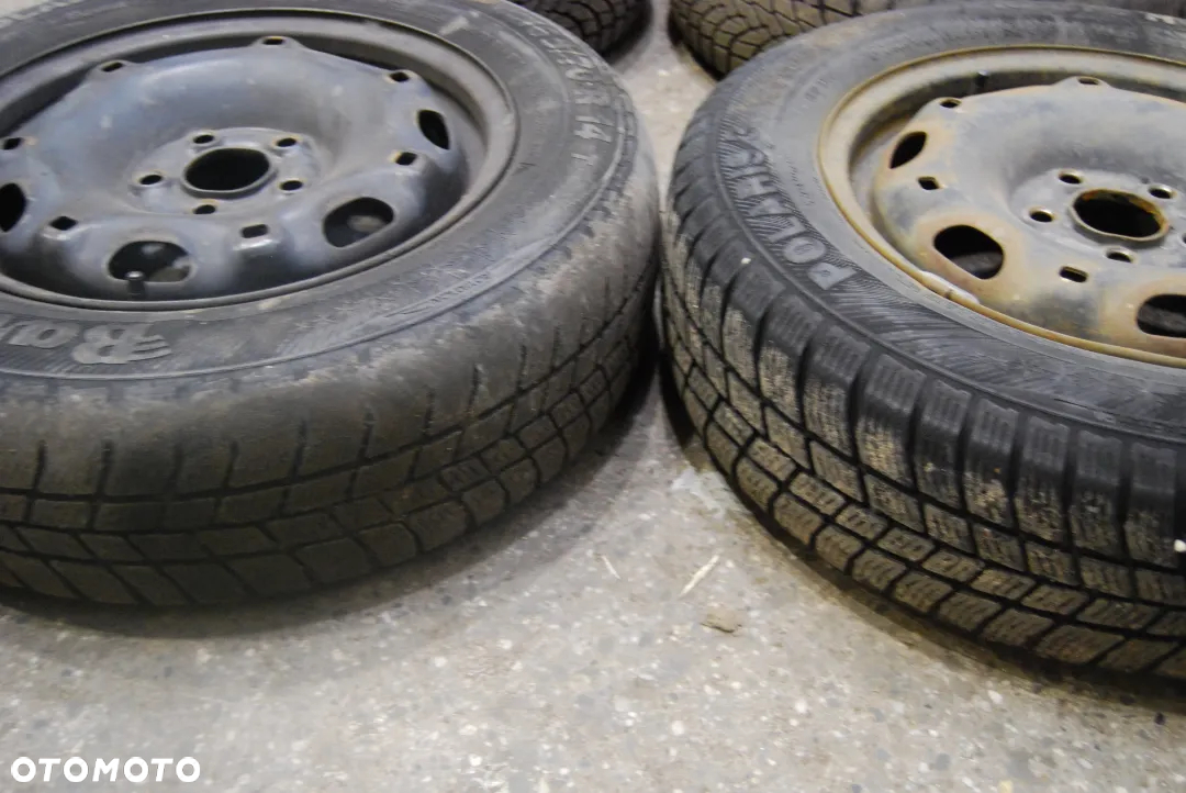 KOŁA FELGI STALOWE + OPONY ZIMOWE 165/70R14 5X100 6Q0601027H ET35 6J VW POLO IV SEAT SKODA 6Q0601027C - 13
