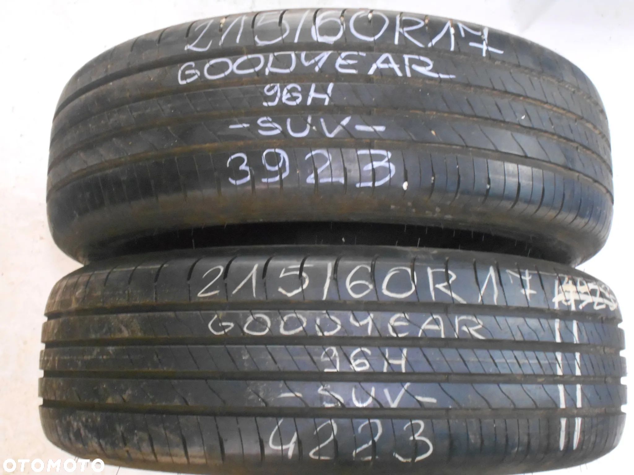 OPONY 215/60R17 GOODYEAR EFFICIENT GRIP 2 SUV DOT 4223 8MM - 1