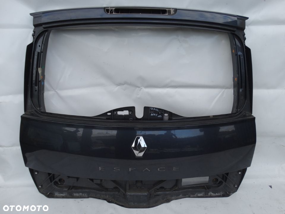KLAPA BAGAŻNIKA GOŁA RENAULT ESPACE IV TEB66 F-VAT - 1