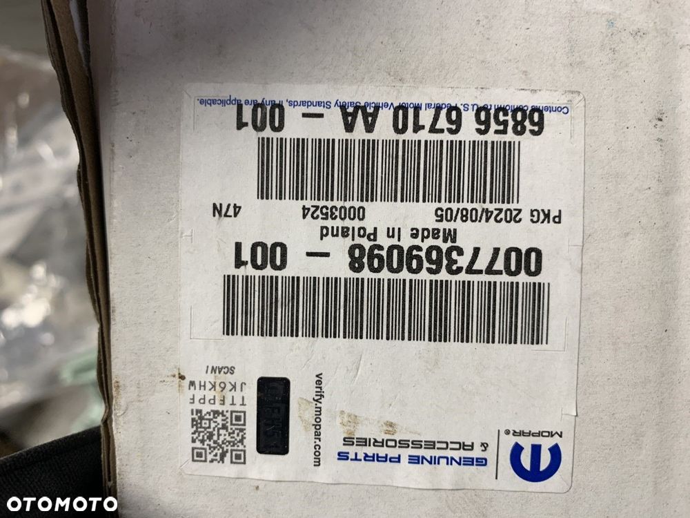 NOWE ORYGINALNE JARZMO HAMULCA TYLNEGO TYŁ FIAT DUCATO III 18-25 77369098 - 2