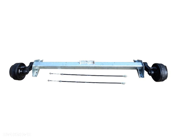 Oś hamowana KNOTT 1700mm 1800kg 5x112 przyczepy