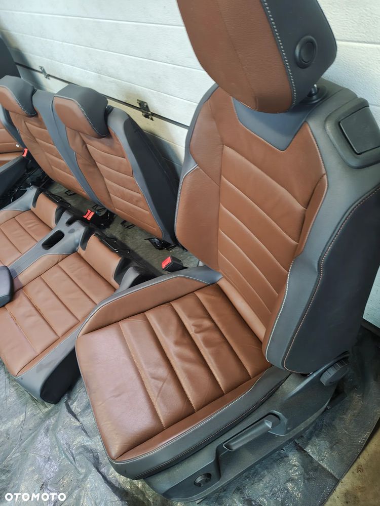 VW T-ROC cabrio komplet foteli fotele grzane super stan skóra mały przebieg 21 tys km - 5