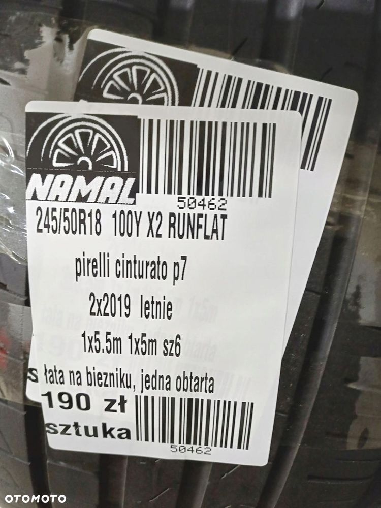 245/50R18 pirelli 2019 opony letnie 5,5mm 50462 - 10