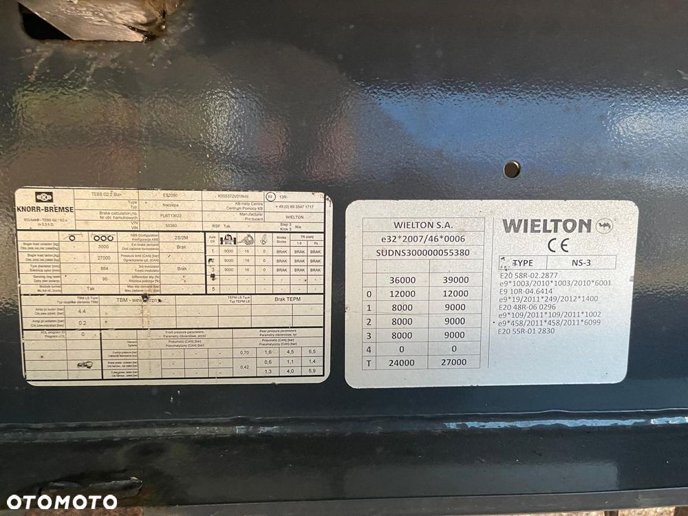 Wielton NS-3 MEGA / BDE / PODNOSZONY DACH - 15