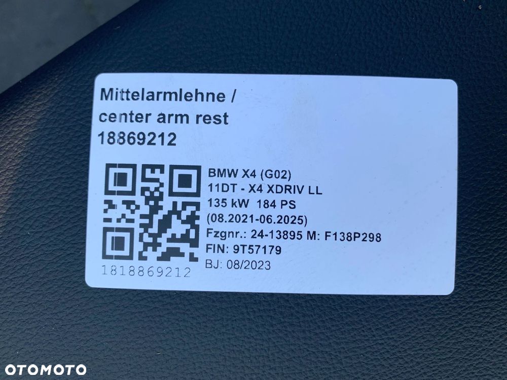 FOTELE TAPICERKA BMW X4 G02 SPORTY ELEKTRYCZNE PAMIĘĆ SKÓRA PERFOROWANA TACORA - 16