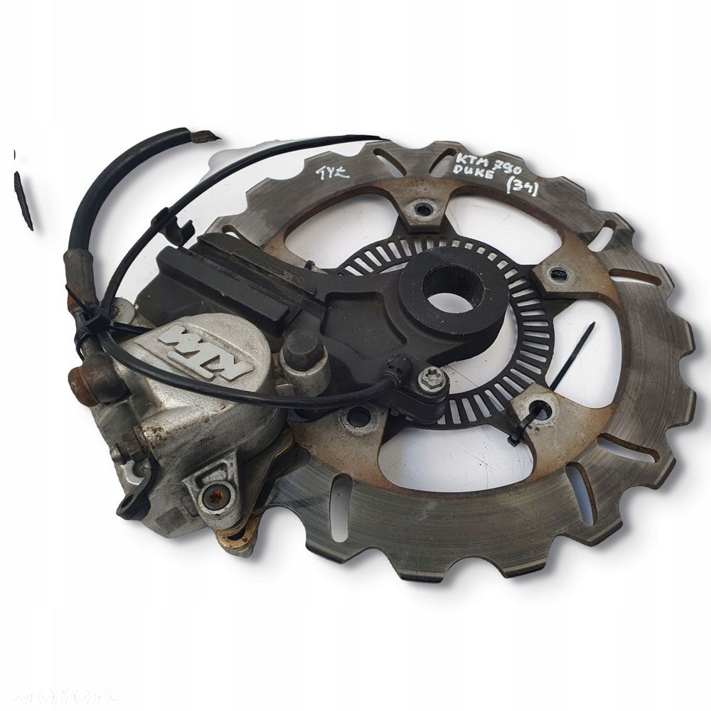TYLNA TARCZA HAMULCOWA ZACISK TYŁ KTM Duke 790 18-24 jarzmo tył - 2