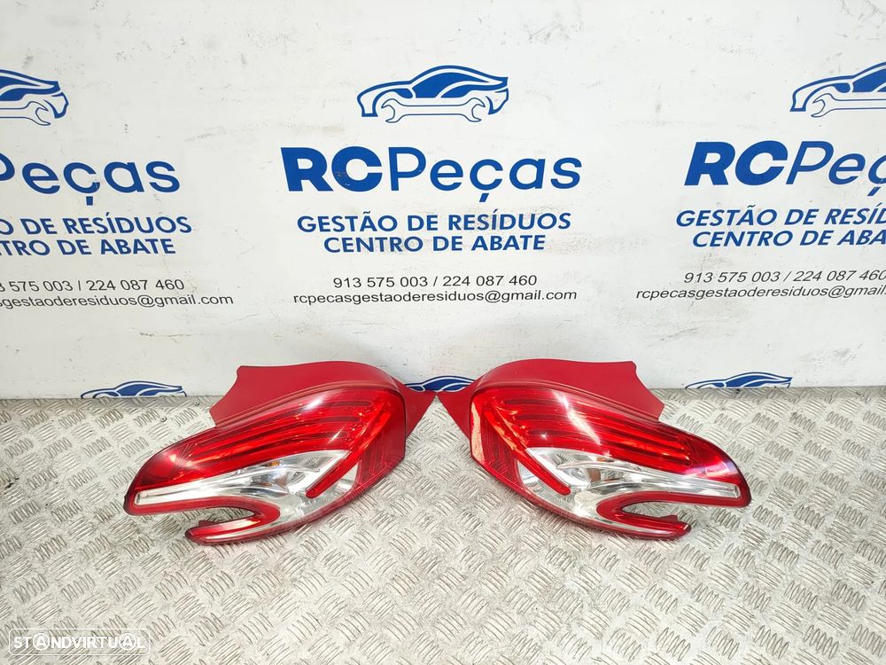 Farolins traseiros trás esquerdo direito LED originais Peugeot 208 Mk1 Fase 1 de 2012 a 2015 - 10