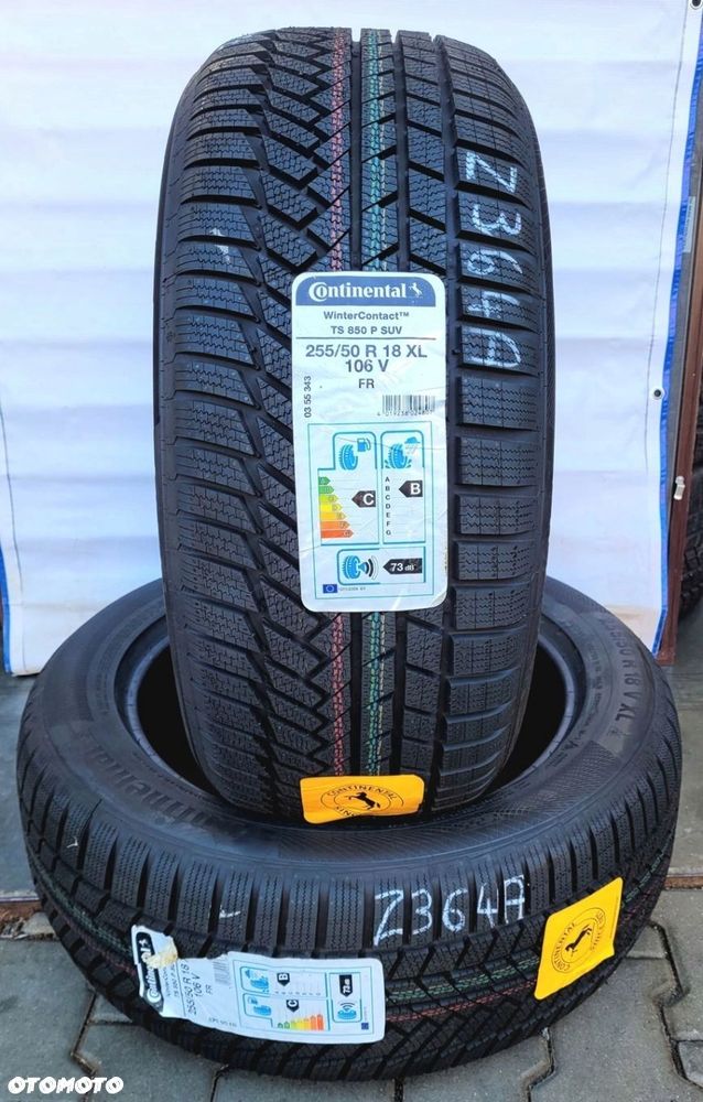 2x Continental WinterContact TS850P 255/50R18 106V XL Z364A - 2