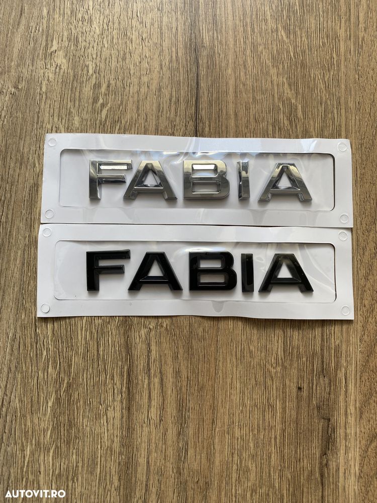 Emblema Scris Logo Semn Skoda Octavia Superb Fabia Kodiaq Vrs - 6