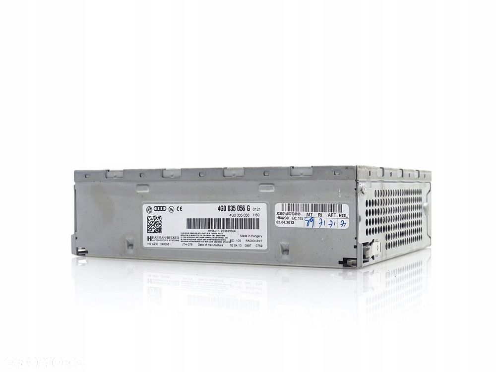 MODUŁ TUNER RADIA RADIOWY AUDI A4 B8 LIFT 4G0035056G - 1