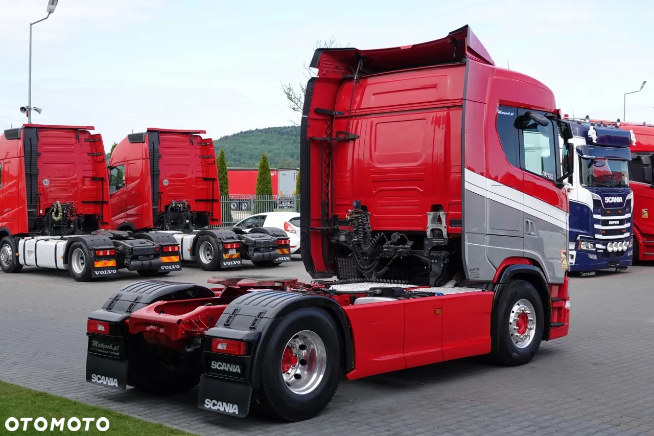 Scania S 500 / RETARDER / HYDARAULIKA / PRZÓD NA PODUSZKACH / KLIMA POSTOJOWA / ALUFELGI / OPONY 100% / PO KONTRAKCIE SERWISOWYM / SPROWADZONY - 8